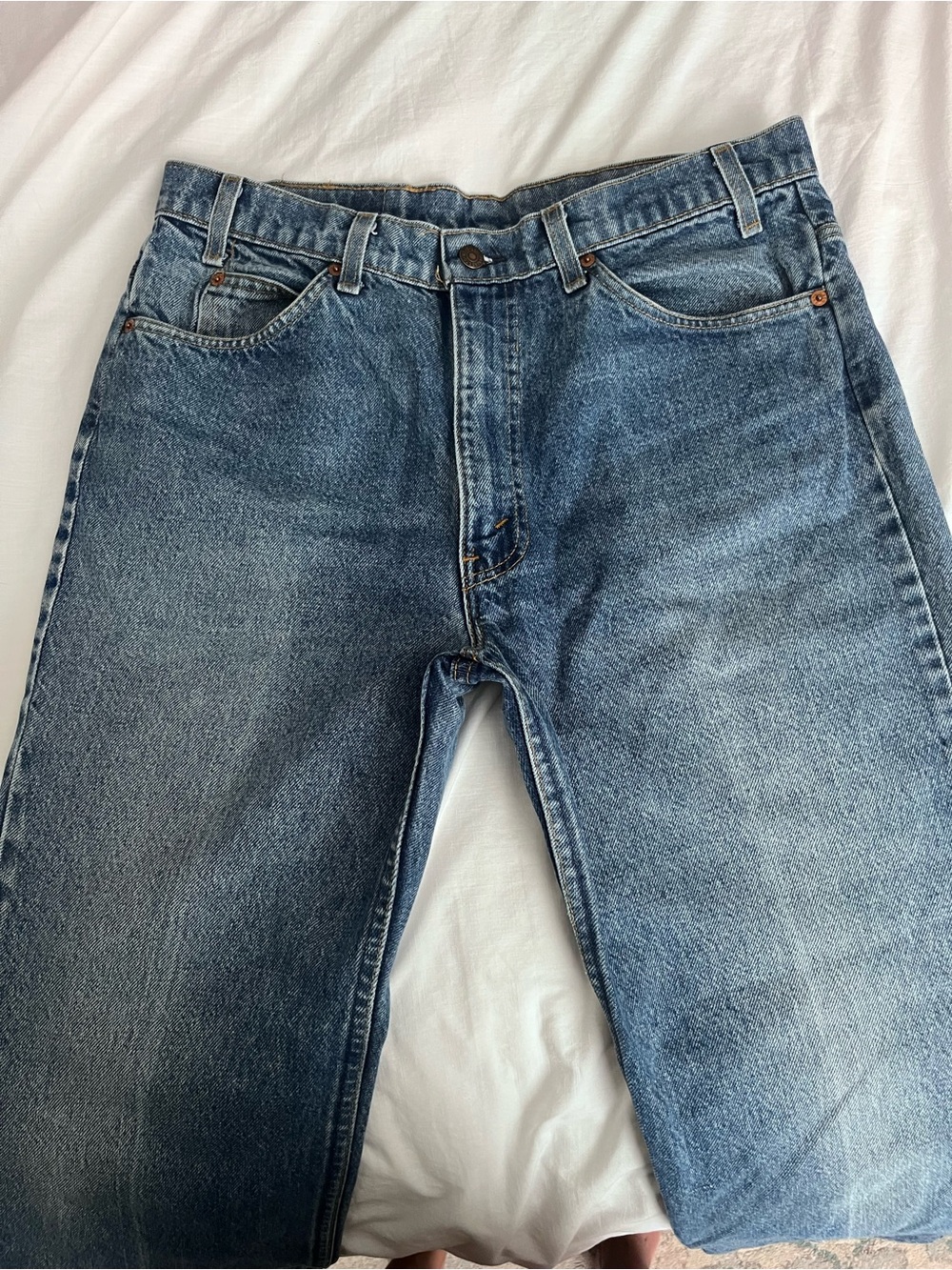 Levi's Men's Straight Jeans - Medium Blue Denim